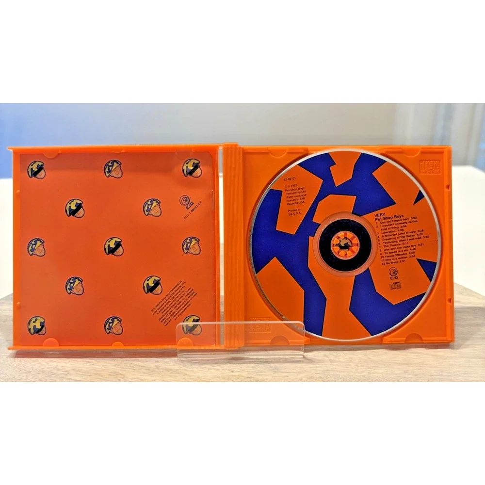 PET SHOP BOYS Very Orange Embossed Case 1993 - Picture 3 of 5